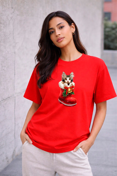 YUNAYT ΓΥΝΑΙΚΕΙΑ ΛΕΠΤΟΜΕΡΗ ΕΚΤΥΠΩΣΗ ΜΕΓΕΘΟΣ ΦΑΡΔΙ ΚΟΜΜΕΝΟ T-SHIRT ΠΟΔΗΛΑΤΟ