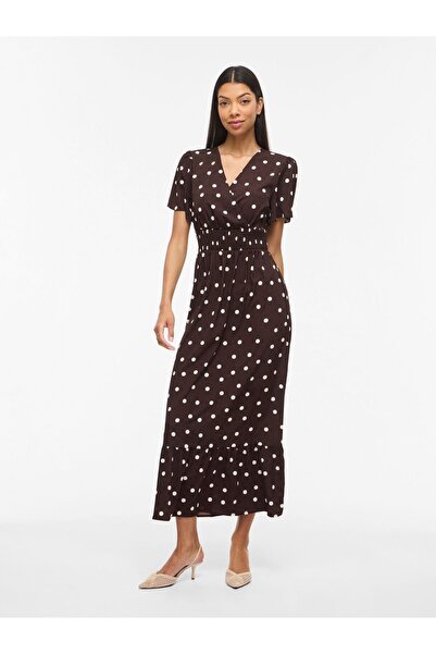 VILA Maxikleid VIMATHILDE Kurzärmeliges