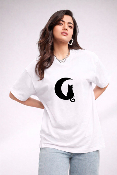 YUNAYT ΓΥΝΑΙΚΕΙΑ ΛΕΠΤΟΜΕΡΗ ΕΚΤΥΠΩΣΗ ΜΕΓΕΘΟΣ ΦΑΡΔΙ ΚΟΜΜΕΝΟ T-SHIRT ΠΟΔΗΛΑΤΟ