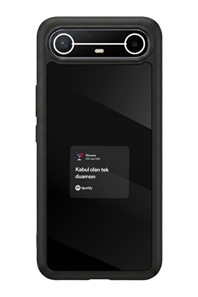 TECNO Spark Slim 5G Uyumlu Sarki Sozleri Tasarımlı Glossy Premium Kılıf