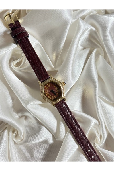 Mihristore Vintage Leather Women Wrist Watch Waterproof Women's Watch