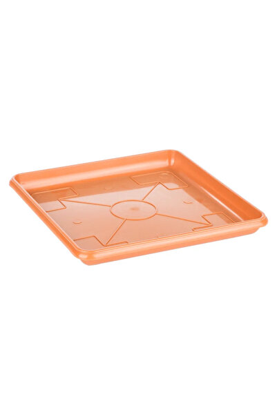 OEM Farfurie ghiveci Ramona, polipropilena, 15 x 15 cm maro teracota