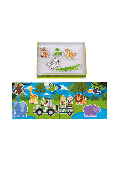 ANDREU TOYS Μαγνητικό παιχνίδι ζούγκλας, 17 τεμάχια πολύχρωμο 3 ετών