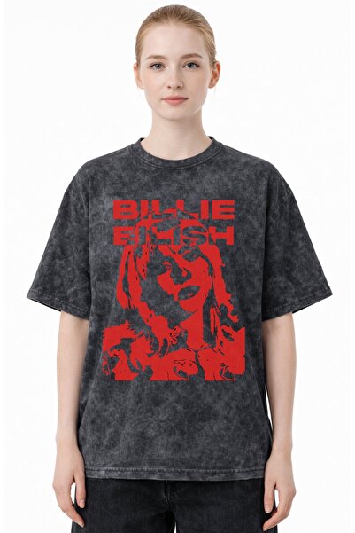 SEVBANO Dizajn Billie Eilish pevačica, unisex majica sa štampanim motivom, vi...