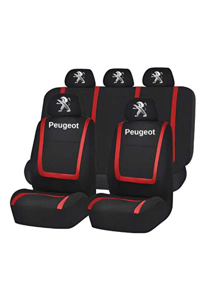 Autohelix MSA Set huse universale pentru scaune compatibile cu Peugeot – Negr...