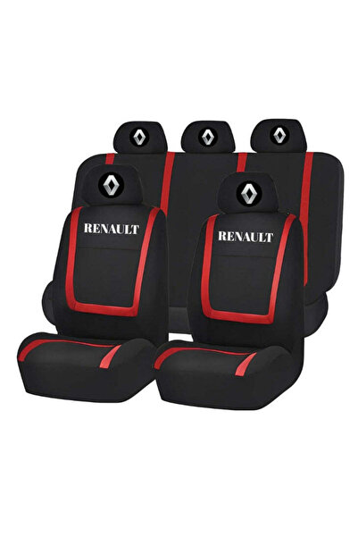 Autohelix MSA Set huse universale pentru scaune compatibile cu Renault – Negr...