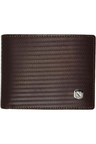 Natucci Brown Leather Wallet 8696