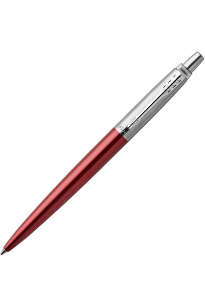 Parker Original Jotter Ballpoint Pen - Red and Steel, Medium Line ​ ​ 1.0 Mm,...