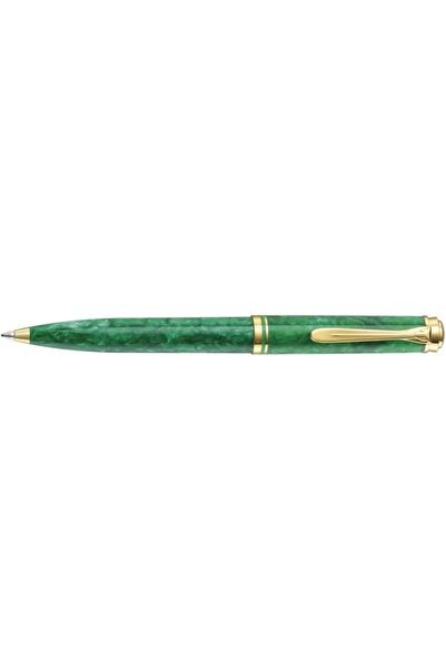 Pelikan قلم حبر جاف Souverän إصدار خاص M600 أخضر O' Green مع حواف ذهبية - علب...