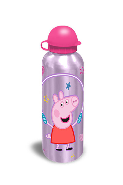 Peppa Pig Sticlă de apă Jump din aluminiu, 500 ml, roz