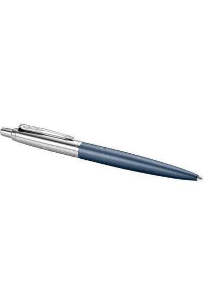 Parker Guter XL Ballpoint Pen, Blue, Matte Chrome Trim, Medium Point, Gift Bo...