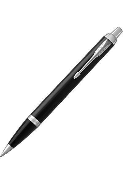 Parker قلم حبر جاف أسود من آي إم بحواف كروم-8363(اسعار جملة)