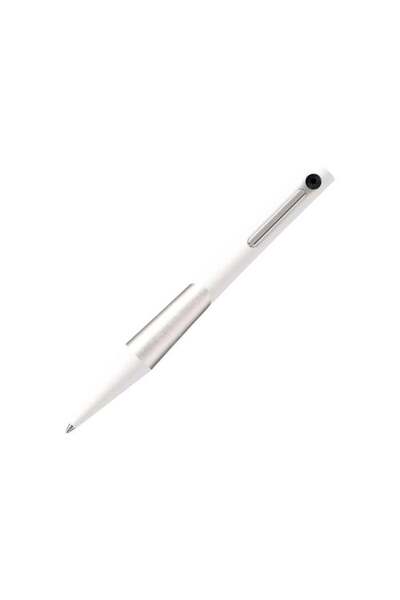 Pelikan قلم حبر جاف أبيض من سلسلة بورا K42 بآلية لف - علبة هدايا-6389