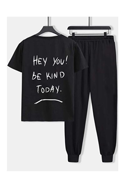 ibibik moda XO cu imprimeu supradimensionat Set trening superior și inferior