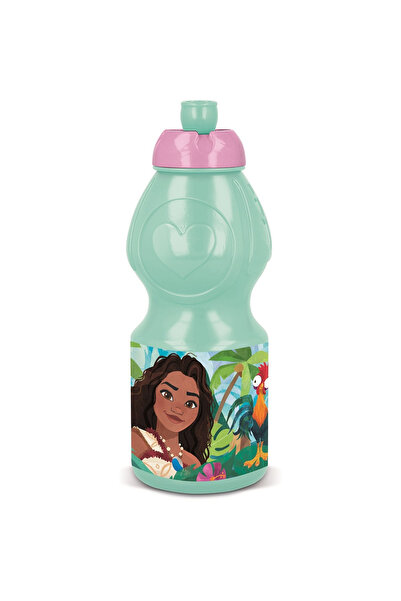 Vaiana Sticlă de apă din plastic Disney Moana - Lagoon, 400 ml, verde