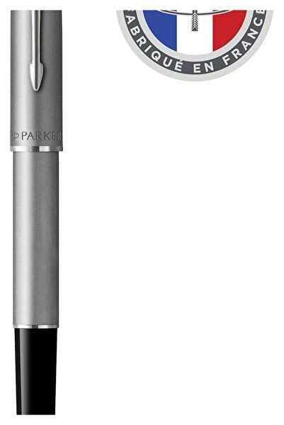 Parker قلم حبر سونيت من الفولاذ المقاوم للصدأ مطلي بالكروم مع علبة هدايا