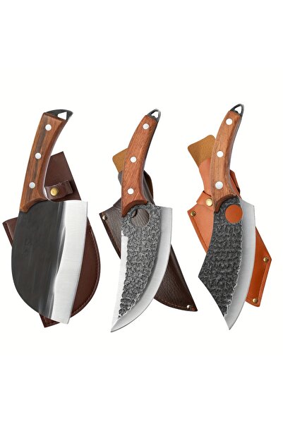 Generic Hand Forged 3/4 Pcs Professional Chef Knife Set, Sharp Kitchen Knives...