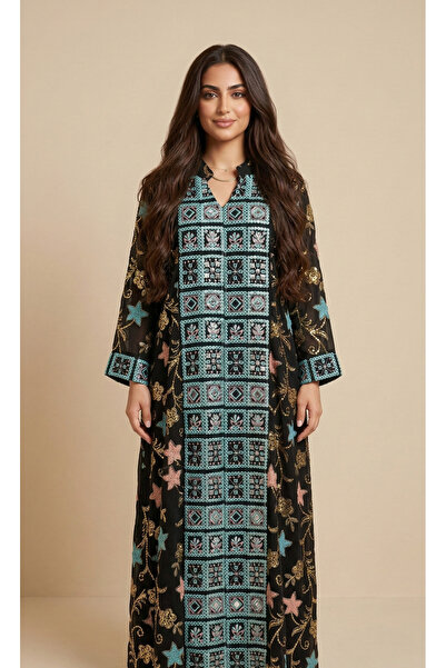 Moda Line Embroidered women's jalabiya