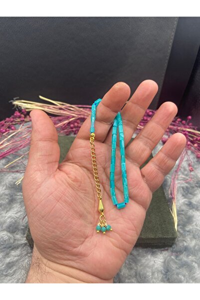 Kttesbihaksesuar 4x7 mm KESME BİLEK BOY ALTIN KAPLAMA PÜSKÜLLÜ KATELİN TESBİH