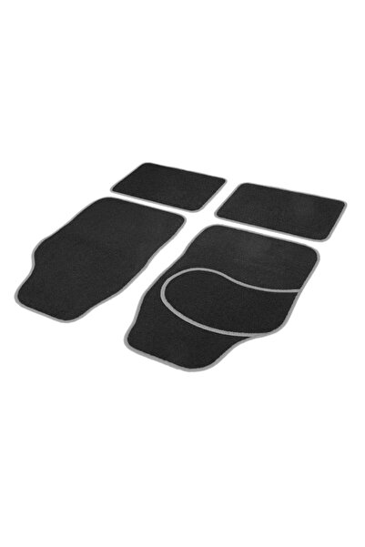 CarGuard Set covoare textile universale - 64 x 44 cm / 44 x 29 cm - negru, gri