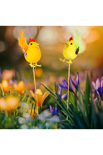 OEM Decorațiune de Paște – cocoș – 2 tipuri – înfipt – 24 cm