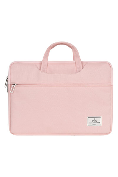WIWU VHB Laptop Sleeve Bag with Handle for 14 & 15.6 Inch Laptop – Pink