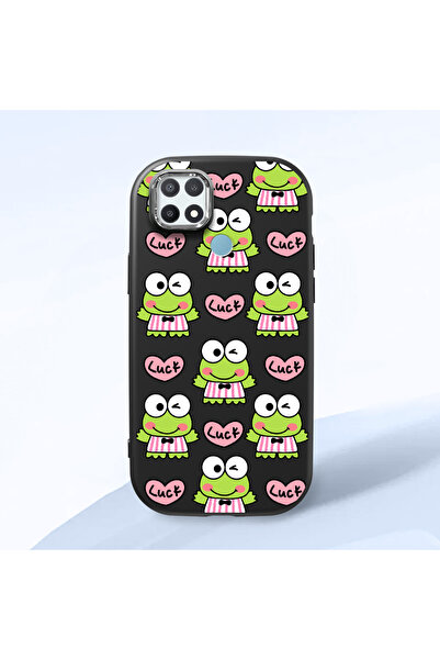 ucuc حافظة سيليكون سوداء متوافقة مع هاتف اوبو A15/A15S مزودة بـ ماصّ للصدمات ...