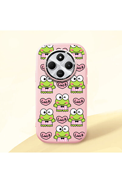 ucuc حافظة سيليكون وردية اللون لهاتف Redmi 14C 4G/5G متوافقة مع ماصّ للصدمات ...