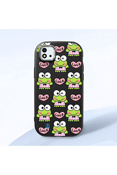 ucuc حافظة سيليكون سوداء متوافقة مع Realme C20/C20A تحتوي على ماصّ للصدمات كا...