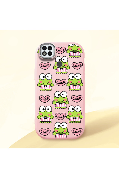 ucuc حافظة سيليكون وردية اللون متوافقة مع ماصّ للصدمات كاميرات من Poco C31، ح...