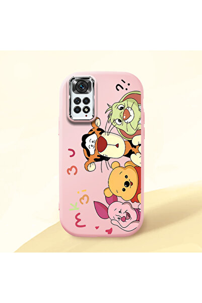 ucuc Redmi Note 11/Note 11S Uyumlu Darbe Emici Kamera Korumalı pembe Silikon ...