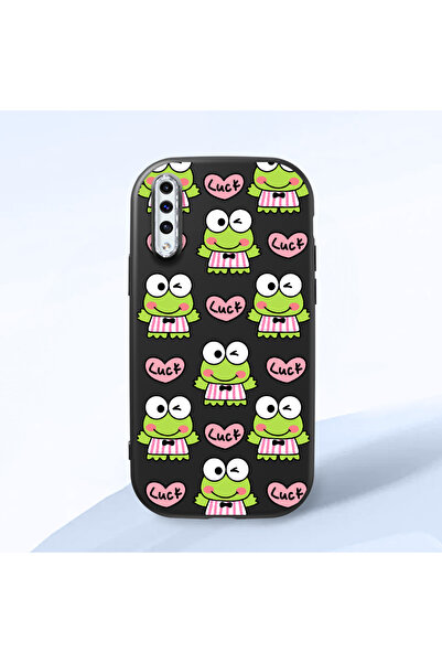 ucuc حافظة سيليكون سوداء متوافقة مع هاتف سامسونج جالاكسي A50/A50S/A30S مع حما...