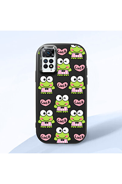 ucuc حافظة من السيليكون الأسود متوافقة مع هاتف Redmi Note 11 Pro 4G/5G مع ماص...