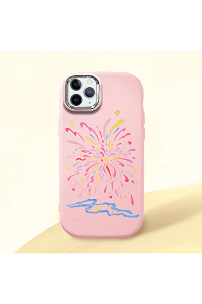 ucuc حافظة سيليكون وردية متوافقة مع هاتف iPhone 11 Pro Max مع حماية للكاميرا ...