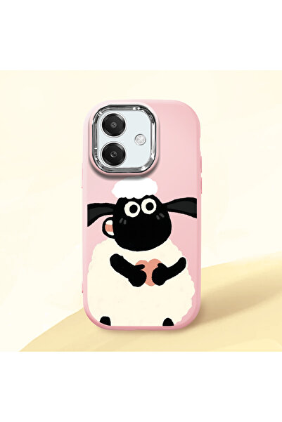 ucuc حافظة سيليكون وردية اللون متوافقة مع هاتف اوبو A3/A3X 4G/5G مع حماية للك...