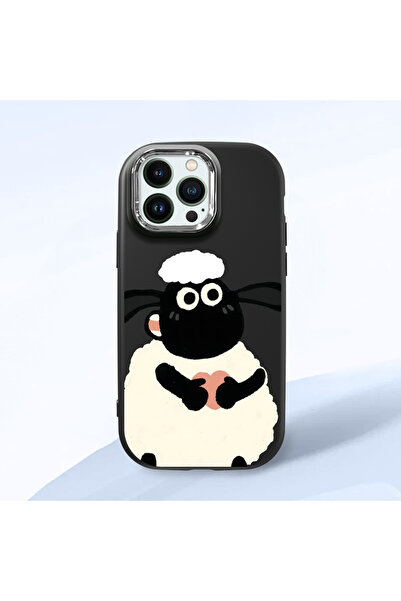 ucuc حافظة سيليكون سوداء متوافقة مع هاتف iPhone 14 Pro Max مع حماية للكاميرا ...