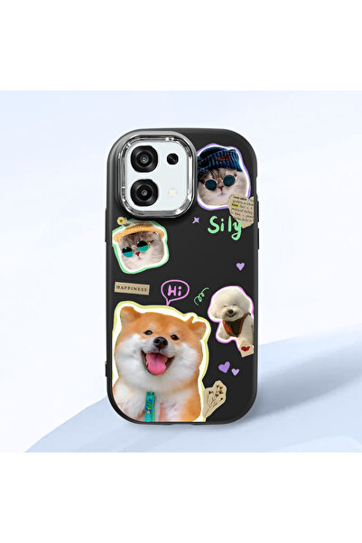 ucuc حافظة سيليكون سوداء متوافقة مع هاتف اوبو F31 مع حماية للكاميرا ماصّ للصد...