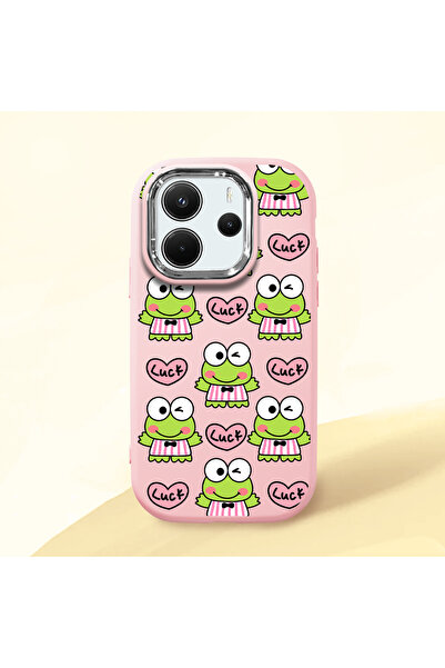 ucuc حافظة من السيليكون باللون الوردي متوافقة مع هاتف Redmi Note 14 4G مع حما...