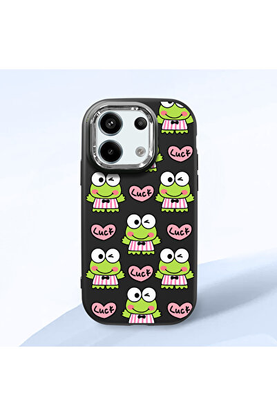 ucuc حافظة سيليكون سوداء متوافقة مع Poco X6 مزودة بـ ماصّ للصدمات كاميرات لحم...