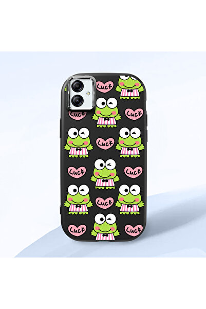 ucuc حافظة سيليكون سوداء متوافقة مع هاتف سامسونج جالاكسي A04E مع ماصّ للصدمات...