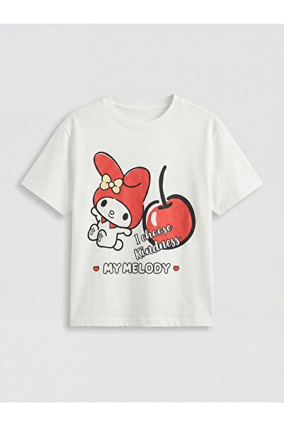 LC Waikiki LCW Kids okrugla kragna My Melody Štampano Djevojačka majica