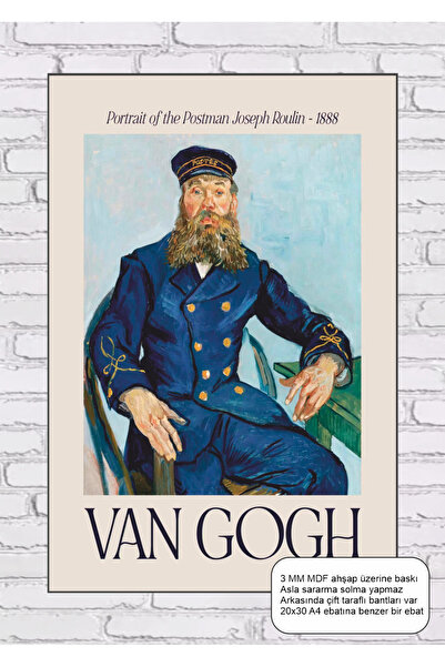 Hayat Poster Portret poštarina Žozefa Rulena, slika Vinsenta van Goga, slika ...