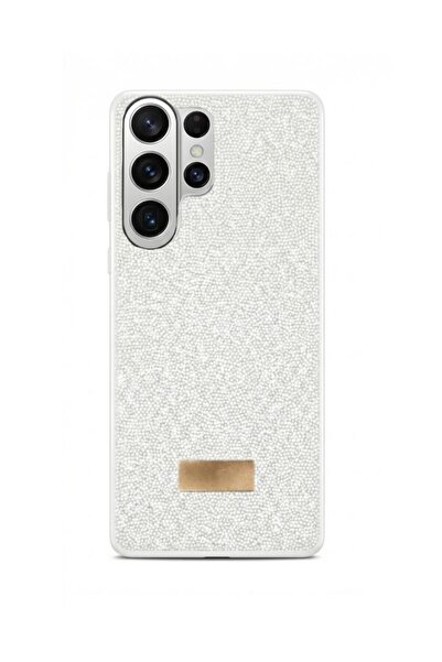 Mopal Samsung S26 Ultra Uyumlu Darbe Dayanıklı Işıltı Taş Detaylı Melt Siliko...