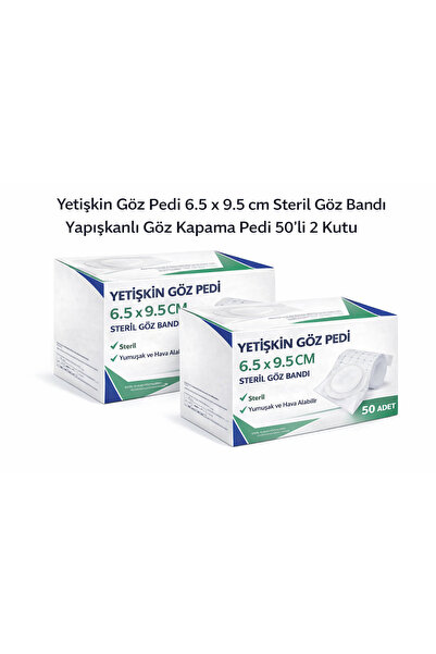 Twin Store Adult Eye Pad 6.5 X 9.5 cm Sterile Adhesive Eye Patch 2 Boxes of 5...