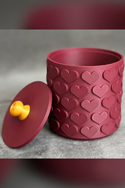 Genç 3D Heart Container Cutie de depozitare în formă de inimă - Organizator e...