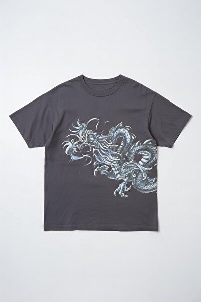 Köstebek Κινεζικός Δράκος Διπλής όψης με τύπωμα Μπλουζάκι