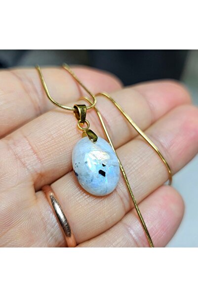 Singincraft Mini Moonstone - Moonstone Natural Stone Necklace - 2 - (Only Han...