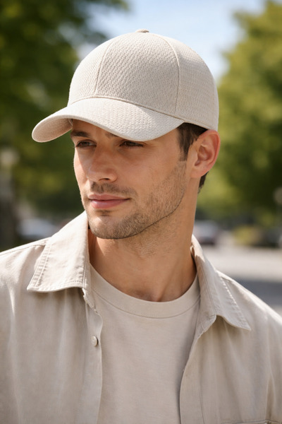 ALASEREN texturat Pălărie pentru bărbați, șapcă de baseball reglabilă, unisex...