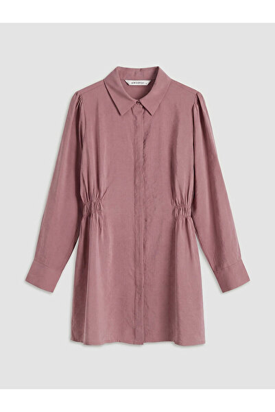 LC Waikiki Özmarka Νέα Σεζόν Beli Με σούρες Γυναικείο πουκάμισο τουνίκ