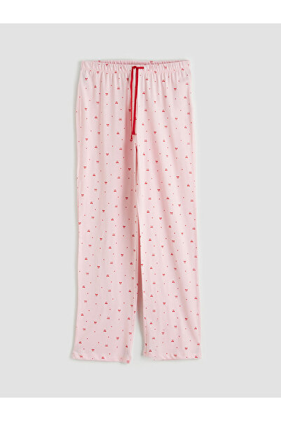 LC Waikiki Özmarka New Season Bowknot με τύπωμα Γυναικεία Πιτζάμα Πάτος